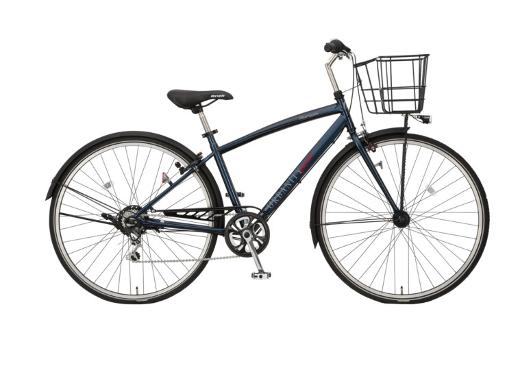 自転車通勤に最適 大型カゴ付きクロスバイク 丸石サイクル 自転車通勤に最適 大型カゴ付きクロスバイク 丸石サイクル
