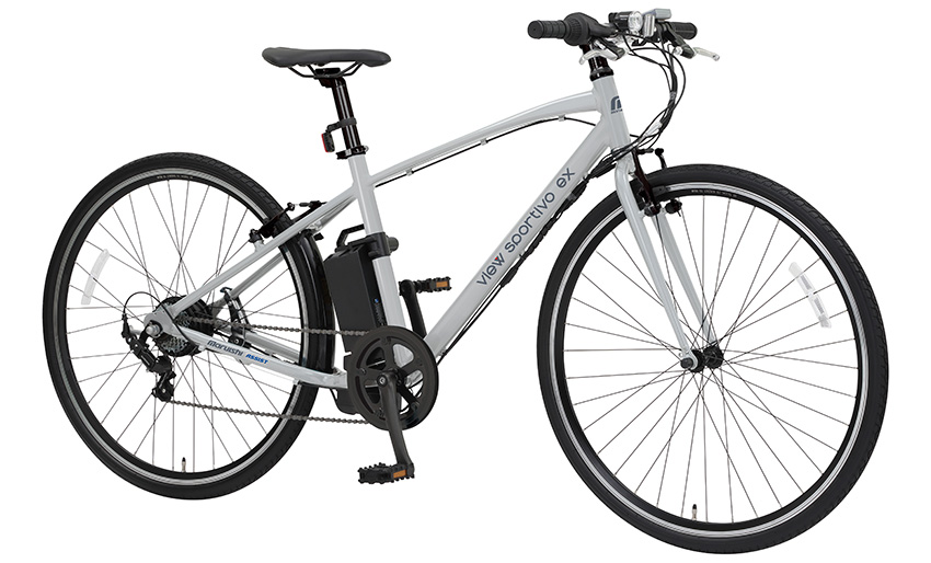 電動アシスト自転車 ホワイト シティタイプ （引っ張るアシスト感  