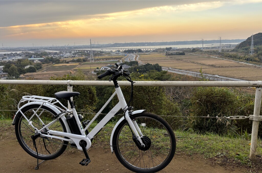 鹿島城山公園からの景色